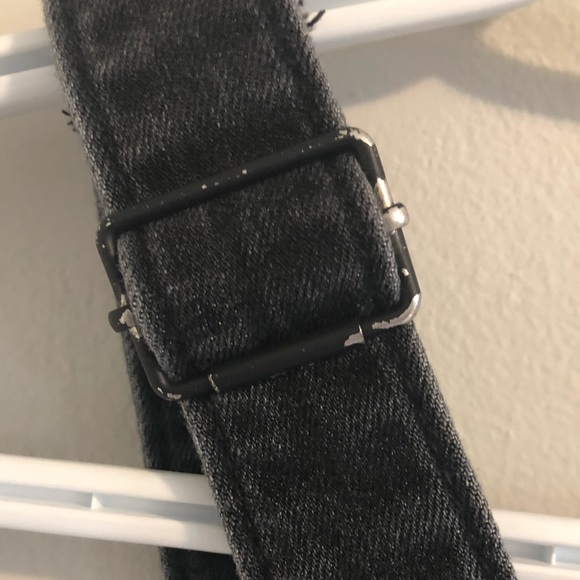 Old Navy faded black slim fit denim bib overalls - Picture 7 of 10